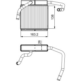 Comprar Radiador de calefacción de VALEO 811552 a bajo precio de 64,37 €