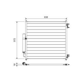 Klimakondensator 814053 für LAND ROVER