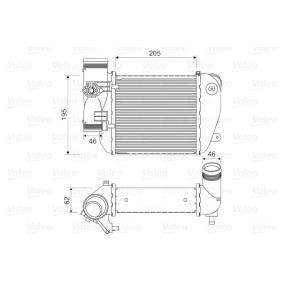 Köp Intercooler av VALEO 818653 till det låga priset 1315,85 kr