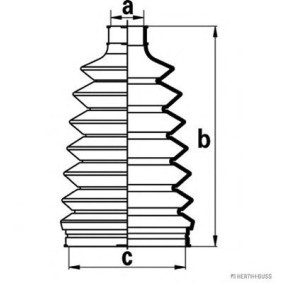 Achetez des Jeu de joint-soufflet, arbre de commande HERTH+BUSS JAKOPARTS J2865015 à prix pour 29,40 €