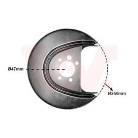 Compre Chapa deflectora, disco de travão da VAN WEZEL 5829374 a um preço baixo por 15,45 €
