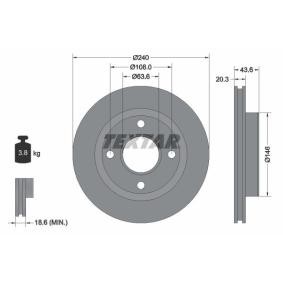 Bremsscheibe von TEXTAR