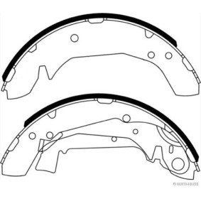 Acquista Kit ganasce freni da HERTH+BUSS JAKOPARTS J3500331 a buon mercato per soli 89,92 €