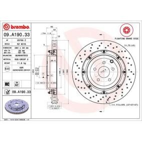 Bremsscheibe 09.A190.33