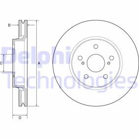 Compre Discos de freno de DELPHI online para C-HR (AX20) a precios moderados