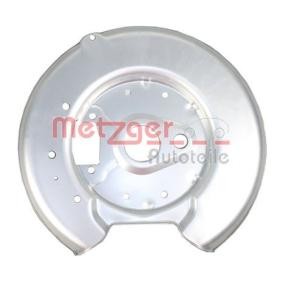 Compre Chapa deflectora, disco de travão da METZGER 6115149 a um preço baixo por 35,82 €