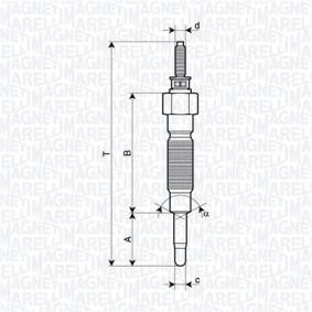 Köp Glödstift av MAGNETI MARELLI 062900132304 till det låga priset 115,36 kr