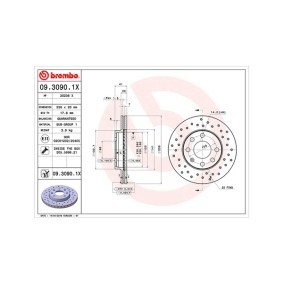 Bremsscheibe für DAEWOO von MAGNETI MARELLI