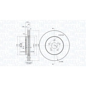 Bremsscheibe von MAGNETI MARELLI