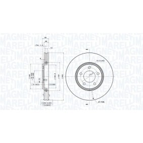 Køb Bremseskive af MAGNETI MARELLI 360406087401 til den lave pris 1045,62 DKK