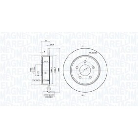 Køb Bremseskive af MAGNETI MARELLI 360406090301 til den lave pris 803,66 DKK