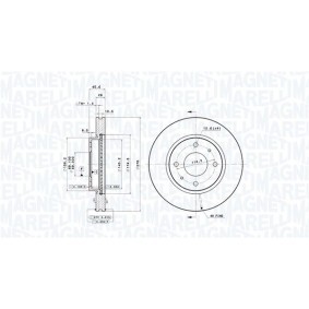 Køb Bremseskive af MAGNETI MARELLI 360406126301 til den lave pris 774,46 DKK
