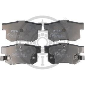 Acquista Kit pastiglie freni da OPTIMAL BP-09654 a buon mercato per soli 35,79 €