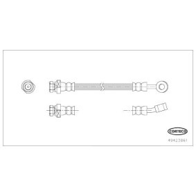 Comprar Latiguillo de freno de CORTECO 49423861 a bajo precio de 18,83 €