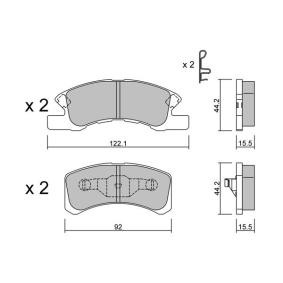 Compre Pastilhas de travão da AISIN BPMI-1007 a um preço baixo por 33,40 €