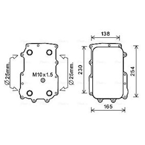 Køb Oliekøler, motorolie af AVA COOLING SYSTEMS DF3072 til den lave pris 2004,45 DKK