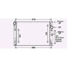 Acquista Radiatore motore da AVA COOLING SYSTEMS DN2450 a buon mercato per soli 476,10 €