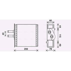 Osta Lämmityslaitteen kenno AVA COOLING SYSTEMS:llä FT6463 edullisesti hintaan 121,92 €