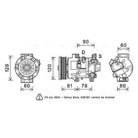 TOYOTA Klimakompressor von AVA COOLING SYSTEMS