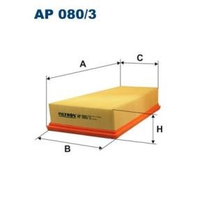 Compre Filtro de ar da FILTRON AP 080/3 a um preço baixo por 10,38 €