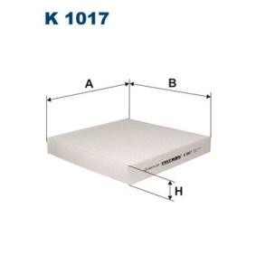 Compre Filtro, ar do habitáculo da FILTRON K 1017 a um preço baixo por 8,56 €