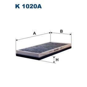 Compre Filtro, ar do habitáculo da FILTRON K 1020A a um preço baixo por 17,07 €