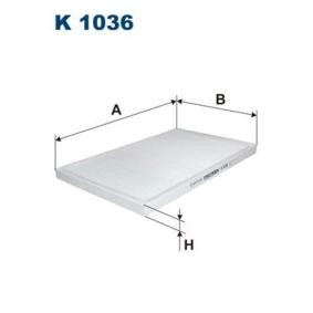 Compre Filtro, ar do habitáculo da FILTRON K 1036 a um preço baixo por 12,51 €