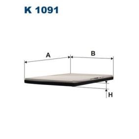 Köp Kupéfilter av FILTRON K 1091 till det låga priset 126,23 kr