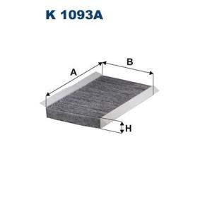 Kjøp Kupefilter av FILTRON K 1093A til den lave prisen 145,68 NOK