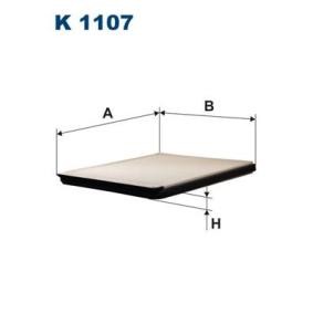 Compre Filtro, ar do habitáculo da FILTRON K 1107 a um preço baixo por 9,42 €