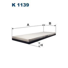 Köp Kupéfilter av FILTRON K 1139 till det låga priset 149,39 kr