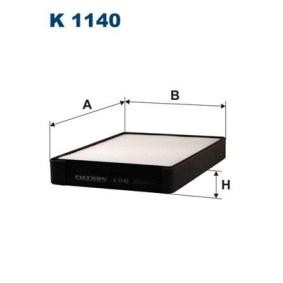 Compre Filtro, ar do habitáculo da FILTRON K 1140 a um preço baixo por 13,99 €