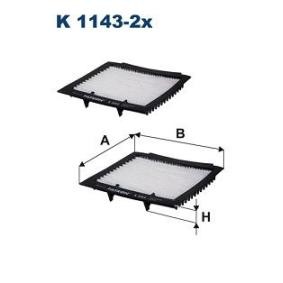 Compre Filtro, ar do habitáculo da FILTRON K 1143-2x a um preço baixo por 47,90 €