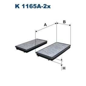Comprar Filtro de habitáculo de FILTRON K 1165A-2x a bajo precio de 40,23 €
