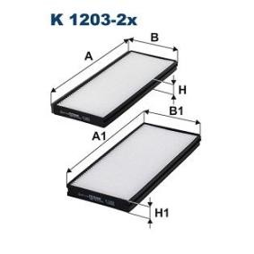 Compre Filtro, ar do habitáculo da FILTRON K 1203-2x a um preço baixo por 24,07 €