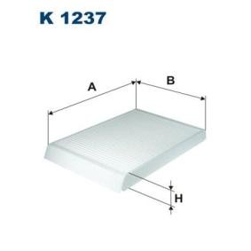 Compre Filtro, ar do habitáculo da FILTRON K 1237 a um preço baixo por 13,20 €
