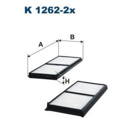 Compre Filtro, ar do habitáculo da FILTRON K 1262-2x a um preço baixo por 14,66 €