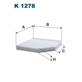 Compre Filtro, ar do habitáculo da FILTRON K 1278 a um preço baixo por 11,07 €