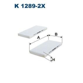 Compre Filtro, ar do habitáculo da FILTRON K 1289-2x a um preço baixo por 10,22 €