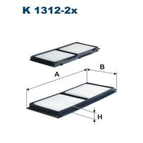 Compre Filtro, ar do habitáculo da FILTRON K 1312-2x a um preço baixo por 16,79 €
