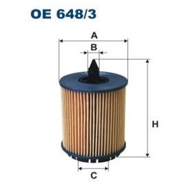 Ölfilter OE 648/3 für PONTIAC