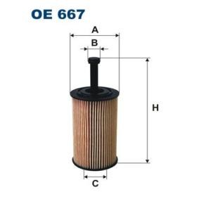Compre Filtro de óleo da FILTRON OE 667 a um preço baixo por 5,88 €