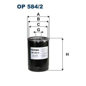 Ölfilter OP 584/2 für RENAULT TRUCKS