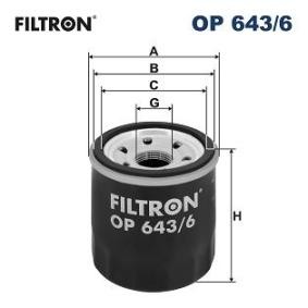 Ölfilter OP 643/6 für DACIA