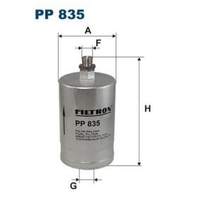 Comprar Filtro combustible de FILTRON PP 835 a bajo precio de 22,35 €