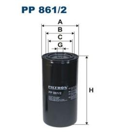 Achetez des Filtre à carburant FILTRON PP 861/2 à prix pour 16,36 €
