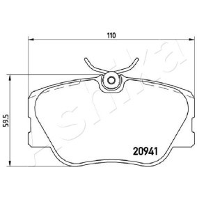 SSANGYONG Bremsscheibe von ASHIKA
