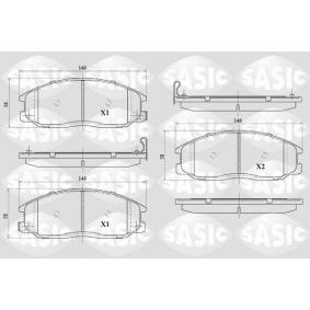 Bremsbeläge von SASIC 6216093