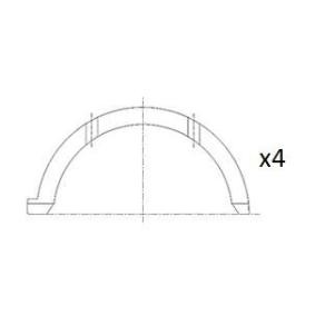 Köp Distansskiva, vevaxel av FAI AutoParts BT3005-STD till det låga priset 108,89 kr