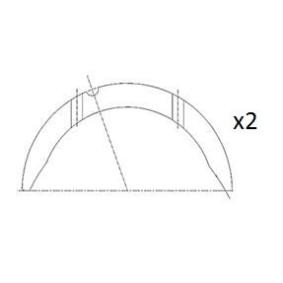 Distanzscheibe, Kurbelwelle BT3008-STD